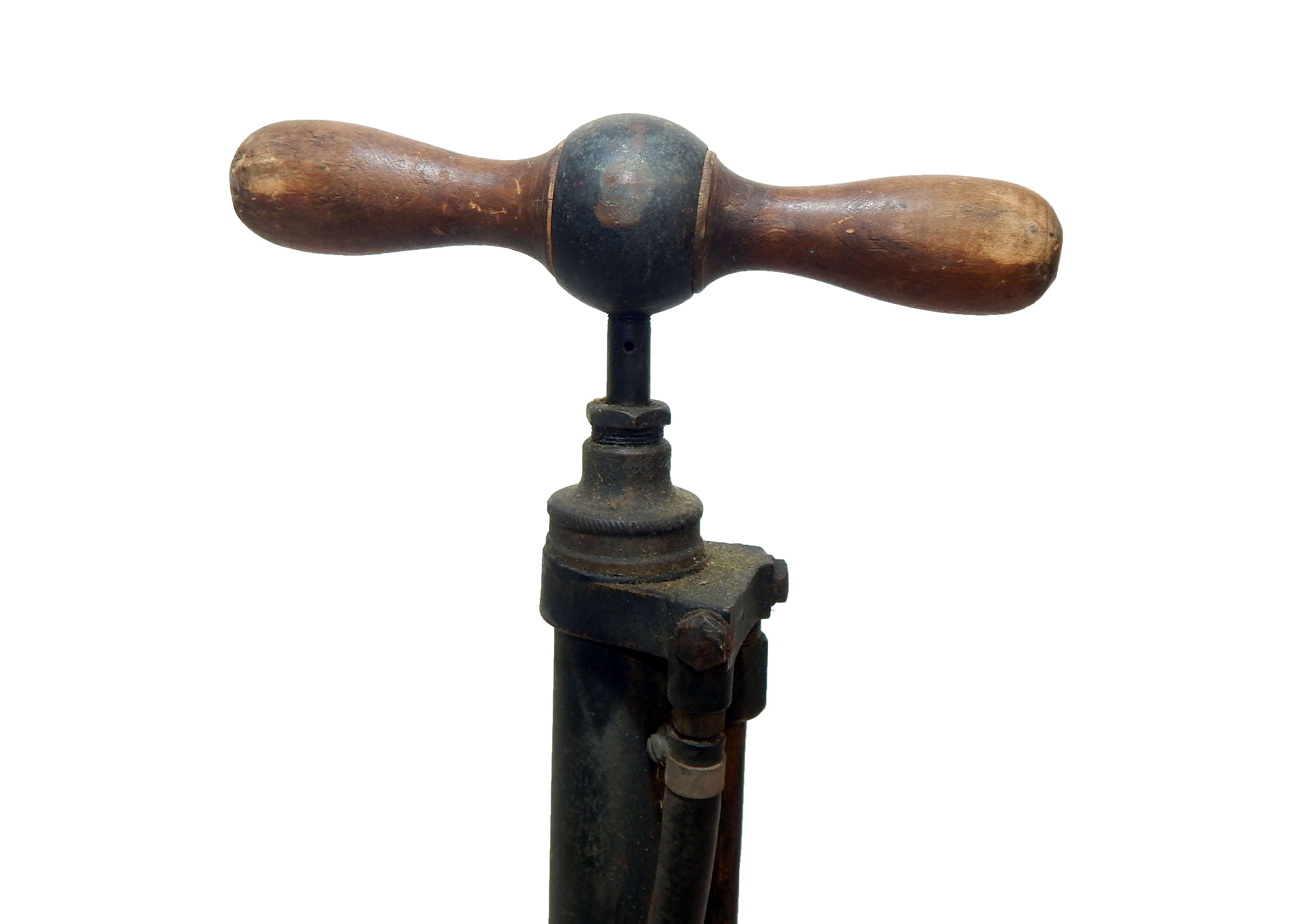 Antique Brass Pitco Tire Pump For Motorcycle and Car EBTH